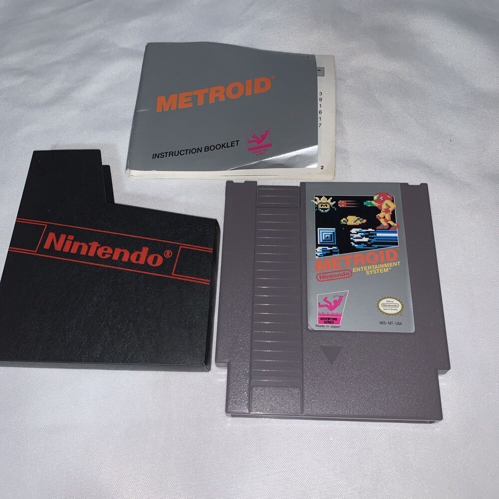 Metroid NES Nintendo Game  (Nintendo Entertainment System, 1987) Manual & Case